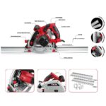 Excel 165mm Plunge Saw 1200W/240V with Guide Rail Set - Image 4
