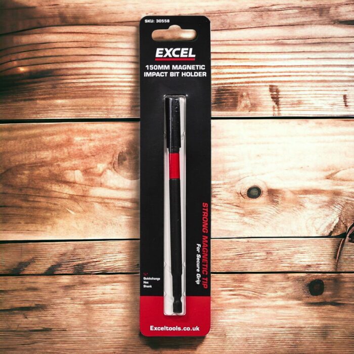 Excel 150mm Magnetic Impact Bit Holder with Blister Card Pack of 5 - Image 7
