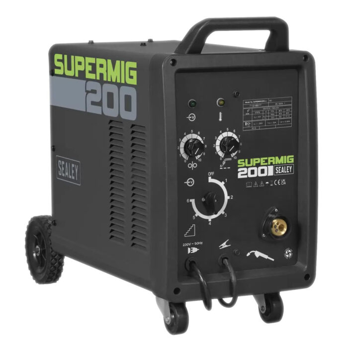Sealey SUPERMIG200 200A Professional MIG Welder with Binzel Euro Torch 230V - Image 4