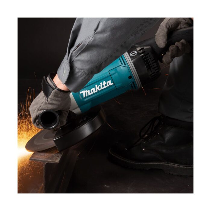 Makita GA9070X1/2 230mm Corded Angle Grinder 240V Heavy-Duty Grinder for Precision Cutting & Grinding - Image 3