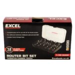 Excel 1/4in Shank Router Cutter Bit 35 Piece Set - Image 9