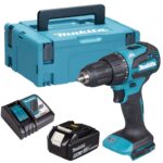 Makita DHP490RT1J 18V LXT Brushless Combi Drill With 1 x 5.0Ah Battery, Charger In Case