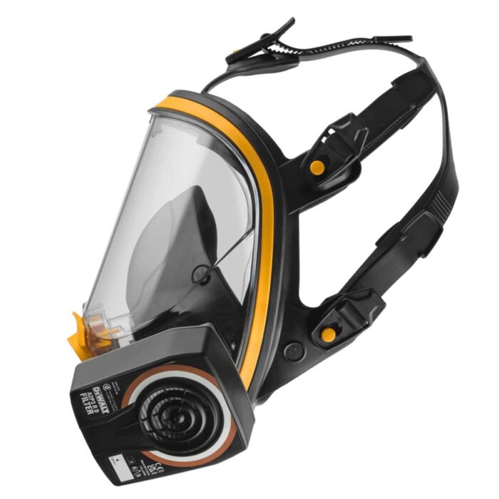 Dewalt DWR1FFMMA2P3 Full Face Mask Respirator Medium Superior Protection & Comfort for Dust & Fume Safety - Image 2