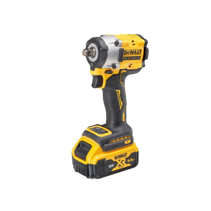 DeWalt DCF921P2T 18V XR Brushless 1/2" Impact Wrench With 2 x 5.0Ah Batteries Charger & Kitbox - Image 2