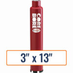 Turbo Wet Core Bit - Super Premium Red Turbo Wet Core Bit - Image 3