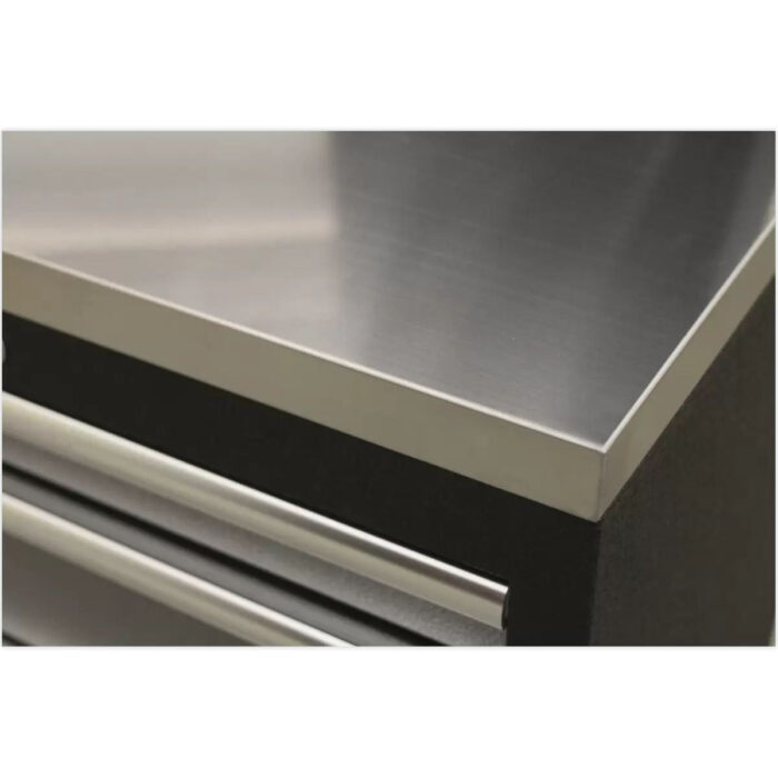 Sealey APMSSTACK17SS Superline PRO 4.9m Storage System Stainless Worktop - Image 12
