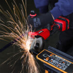 Excel 18V Cordless Angle Grinder 115mm with 1 x 2.0Ah Battery & Charger - Image 12