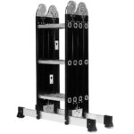 Excel 12 Tread Steel Multi-Purpose Combination Ladder with Platform - Image 14