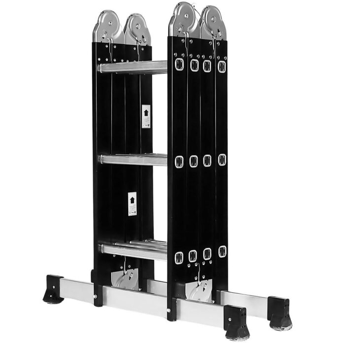 Excel 12 Tread Steel Multi-Purpose Combination Ladder with Platform - Image 14