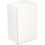 Kitchen Kit Flatpack J-Pull Kitchen Cabinet Wall Unit Ultra Matt White 450mm