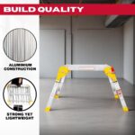 Excel Heavy Duty Aluminium Platform Work Bench Folding Hop Up 600mm x 600mm - Image 5