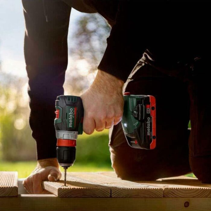Metabo BS 18 L BL Q 18V Brushless Drill Driver with 2 x 2.0Ah Battery Charger & Case - Image 7