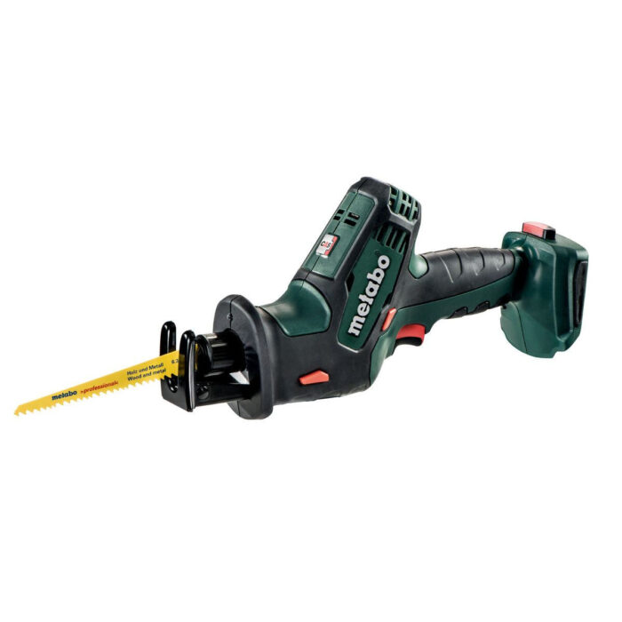 Metabo SSE 18 LTX 18V Compact Sabre Saw with 1 x 5.2Ah Battery Charger & Metabox - Image 2