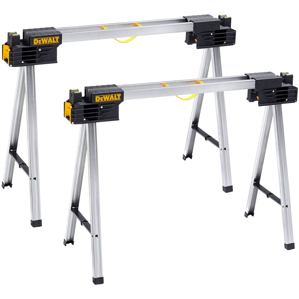 3c99d36a-1077-4639-8197-d81a638dfb4a DeWalt DWST1-75676 Folding Full Metal Sawhorse Twin Pack 1-75676 - Image 1