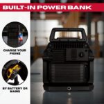 Excel 18V/240V LED Work Light 6500 Lumens with Dewalt 1 x 4.0Ah Battery & Charger - Image 7