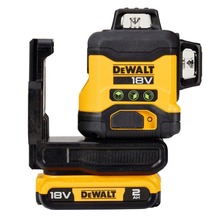 Dewalt DCLE34031D1 18V Compact 3 x 360 Green Laser with 1 x 2.0Ah Battery, Charger & Case - Image 3