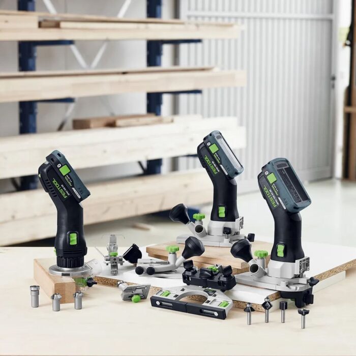 Festool MFKC 700 KA EB-Basic 18V Brushless Module Edge Router with 1 x 5.0Ah Battery Charger & Case - Image 10