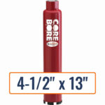 Turbo Wet Core Bit - Super Premium Red Turbo Wet Core Bit - Image 18