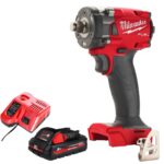 Milwaukee M18FIW2F12-0 18V Brushless 1/2" Impact Wrench with 1 x 3.0Ah Battery & Charger