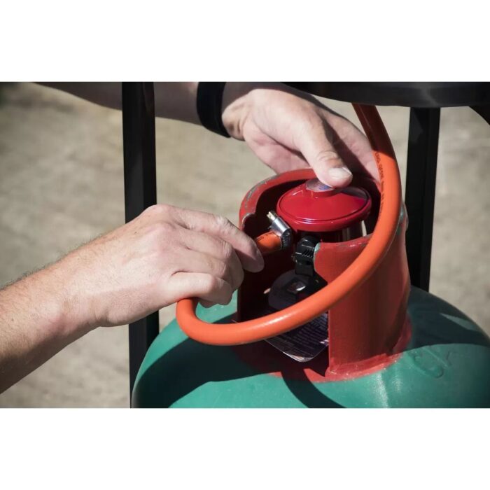 Sealey DG1 Dellonda Outdoor Garden Gas Heater 13kW Commercial & Domestic Black - Image 6