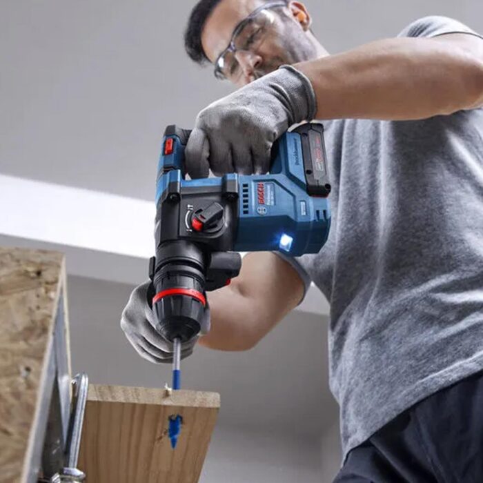 Bosch GBH 18V-18 X Brushless 18V SDS+ Rotary Hammer Drill with ONECHUCK Body Only 0611927100 - Image 5