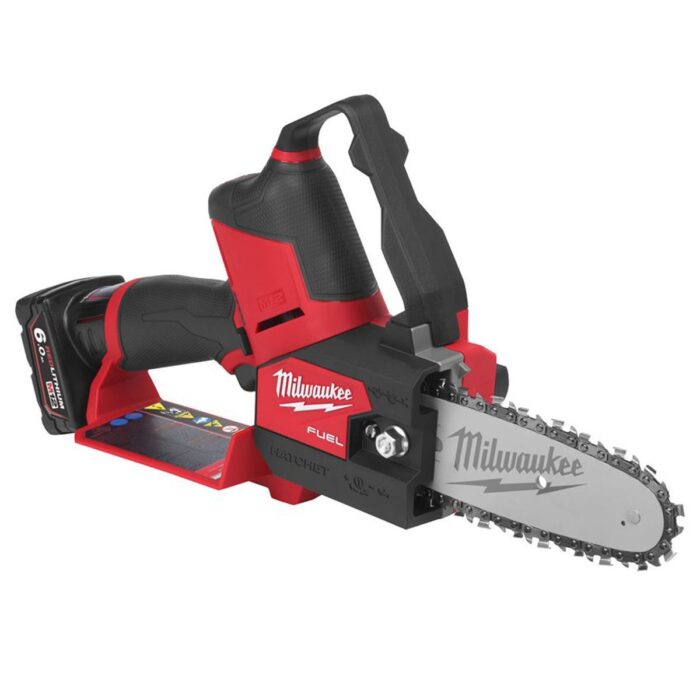 Milwaukee M12FHS-602X M12 Fuel 12V Brushless Hatchet Pruning Saw with 2 x 6.0Ah Batteries & Charger in Case 4933472213 - Image 2