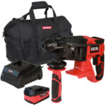 Excel 18V Cordless SDS-Plus Rotary Hammer Drill with 1 x 5.0Ah Battery Charger & Tool Bag EXL554B