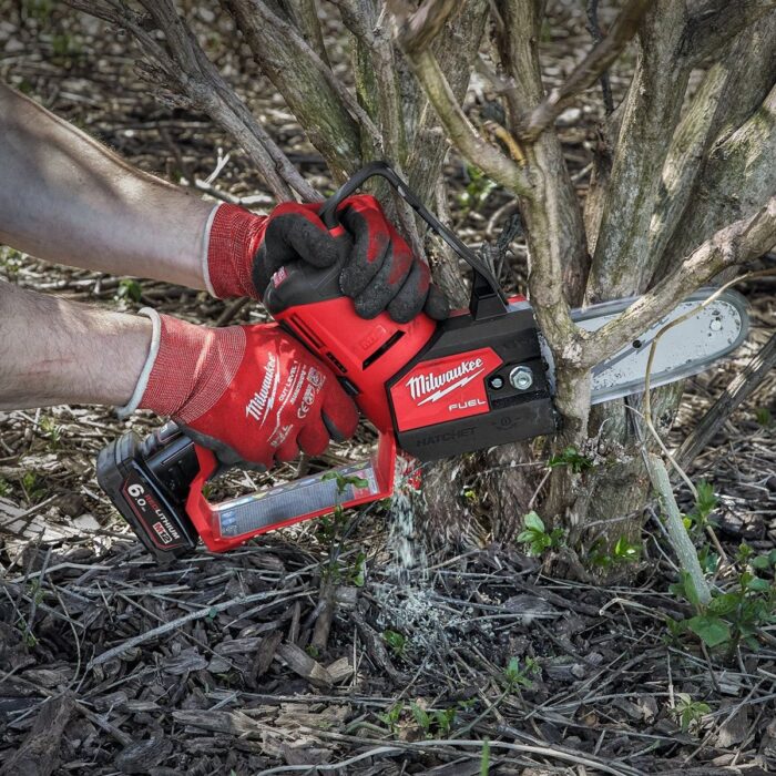 Milwaukee M12FHS-602X M12 Fuel 12V Brushless Hatchet Pruning Saw with 2 x 6.0Ah Batteries & Charger in Case 4933472213 - Image 9