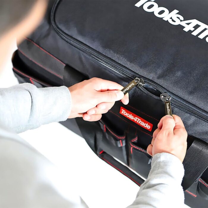 Tools4Trade 26" Heavy Duty Tool Bag with Wheels Black - Image 7
