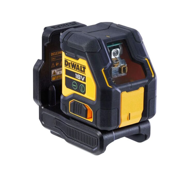 Dewalt DCLE34021D1-GB 18V XR Green Cross Line Laser 1 x 2.0Ah Battery Charger & Case - Image 5