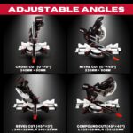 Excel 305mm Sliding Mitre Saw with LED Light & 48T Blade 240V/2000W - Image 5