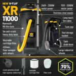 V-TUF XR11000 110L High Performance Wet & Dry Industrial Vacuum Cleaner Made from 70% Recycled Plastic 240V/3300W - Image 4