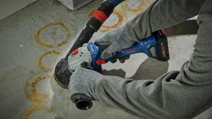 BOSCH GWS18V-8N 18V Brushless 4-1/2 In. Angle Grinder with Slide Switch (Bare Tool) - Image 5
