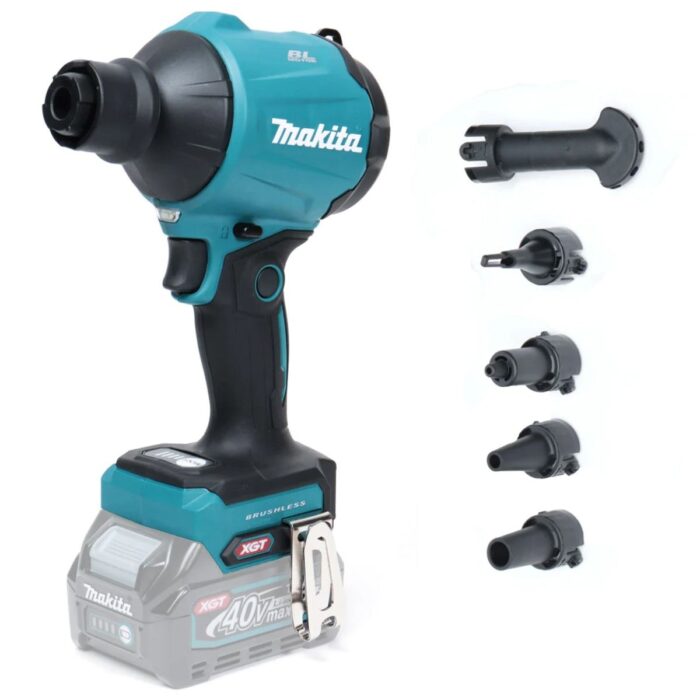 Makita AS001GZ 40V Brushless Dust Blower With 1 x 2.5Ah Battery, Charger & Bag - Image 4