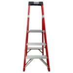 Excel Electricians Fibreglass Platform Step Ladder 3 Tread 1.34m EN131 Item Condition Box Opened Never Used - Collection Only - Image 3