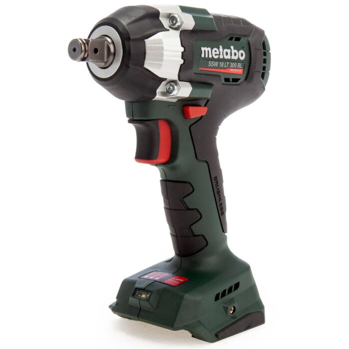 Metabo SSW 18 LT 300 BL 18V Brushless 1/2" Impact Wrench with 1 x 4.0Ah Battery Charger & Metabox - Image 4