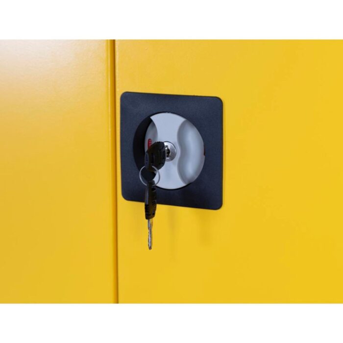 Armorgard HMC1 Safestor Hazardous Mobile Cupboard 900mm x 480mm x 810mm Secure Storage for Materials - Image 6