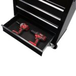 Excel 14 Drawers Tool Chest Storage Roller Cabinet Black - Image 5