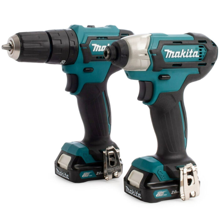 Makita CLX228AJ 12V Max CXT 2 Piece Cordless Kit With 2 x 2.0Ah Batteries & Charger In Case - Image 2