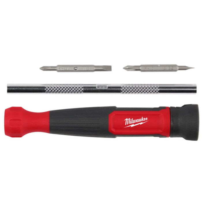 Milwaukee 4 in 1 Precision Multi-Bit Screwdriver 4932480584 - Image 2