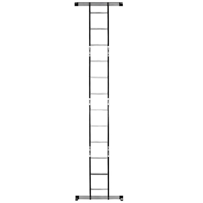Excel 12 Tread Steel Multi-Purpose Combination Ladder with Platform - Image 8