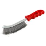 Timco RWHB 255mm Steel Wire Hand Brush - Red - Image 2