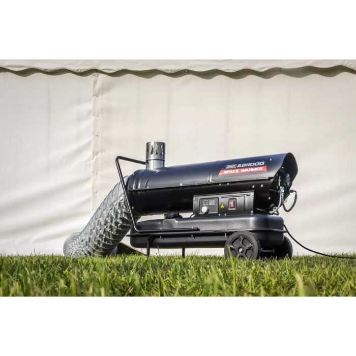 Sealey ABI1000COMBO Kerosene/Diesel Heater with 5M Ducting 230V/250W - Image 6