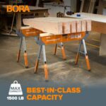 Bora Speedhorse Adjustable Sawhorse Pack of 2 - BR-PM-4550 - Image 8