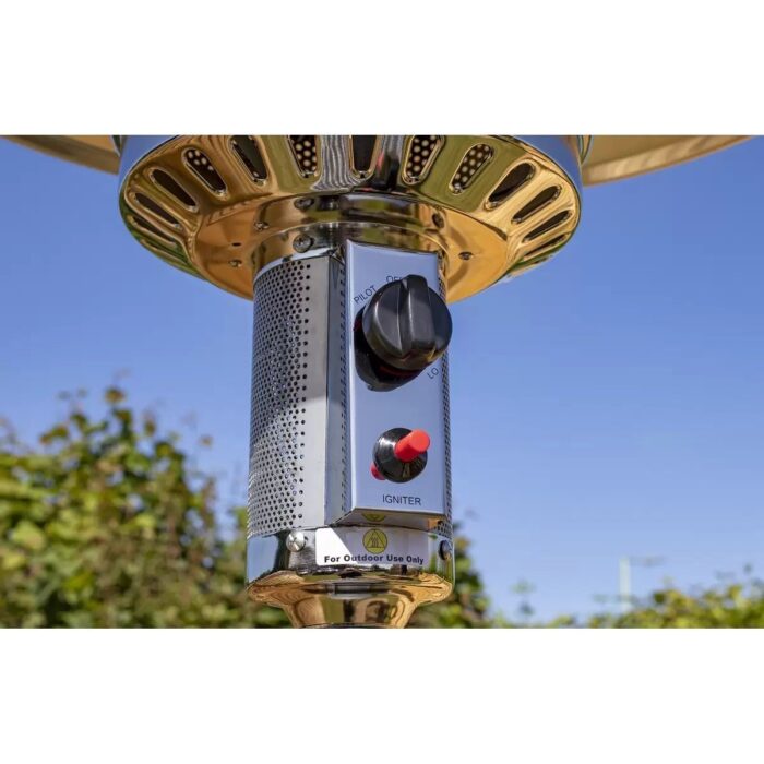 Sealey DG2 Dellonda Commercial & Domestic Outdoor Garden Gas Patio Heater Stainless Steel 13kW - Image 6