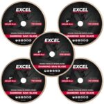 Excel 200mm Diamond Cutting Saw Blade Hot Press Continuous Pro Series Pack of 5
