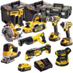 Dewalt DEWKIT91 18V Cordless 9 Piece Kit with 3 x 5.0Ah Batteries & Charger in Case