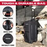 Tools4Trade 26" Heavy Duty Tool Bag with Wheels Black - Image 6