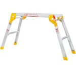 Excel Heavy Duty Aluminium Platform Work Bench Folding Hop Up 300mm x 700mm
