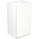 Kitchen Kit Flatpack J-Pull Kitchen Cabinet Wall Unit Ultra Matt White 400mm